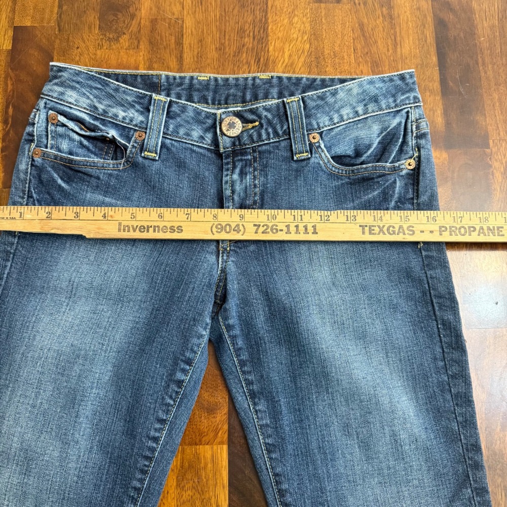 Lucky Brand Lody Crop Jeans Womens Size 4 27 Blue Denim 7WD1033 Dungarees 30x21 - Picture 11 of 11